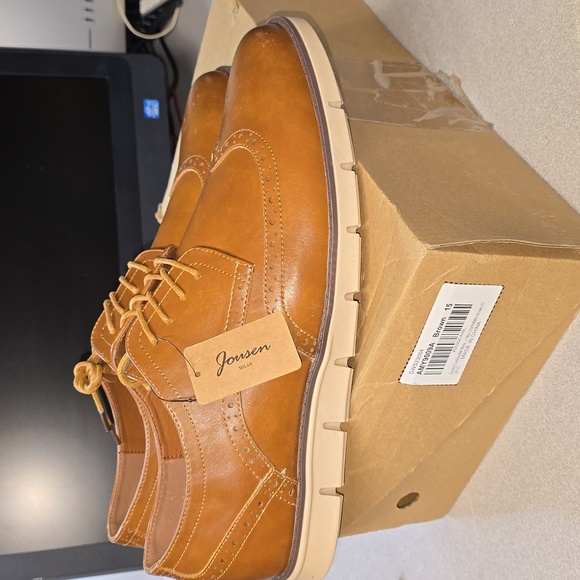 Jousen Mens Casual Shoes Simple Comfortable Casual Dress Shoes for Men size 15 - Picture 4 of 4